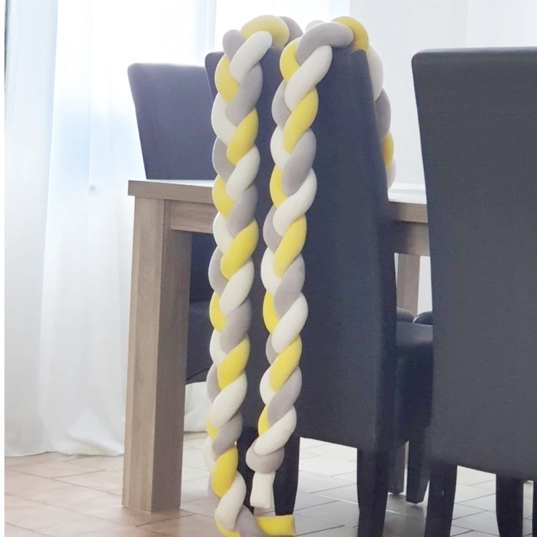 Бампер для детской кровати Notic Knot новорожденных 3 м оплетка кроватки защитные