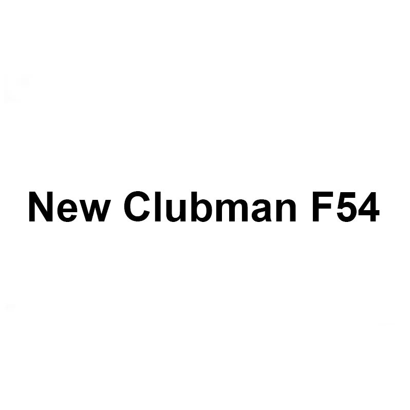 NEW CLUBMAN F54 Наклейка на руль для Mini Cooper JCW One+ S F54 F56 F55 F60 R55 R56 R57 R58 R60 R61 - Название цвета: NEW CLUBMAN F54