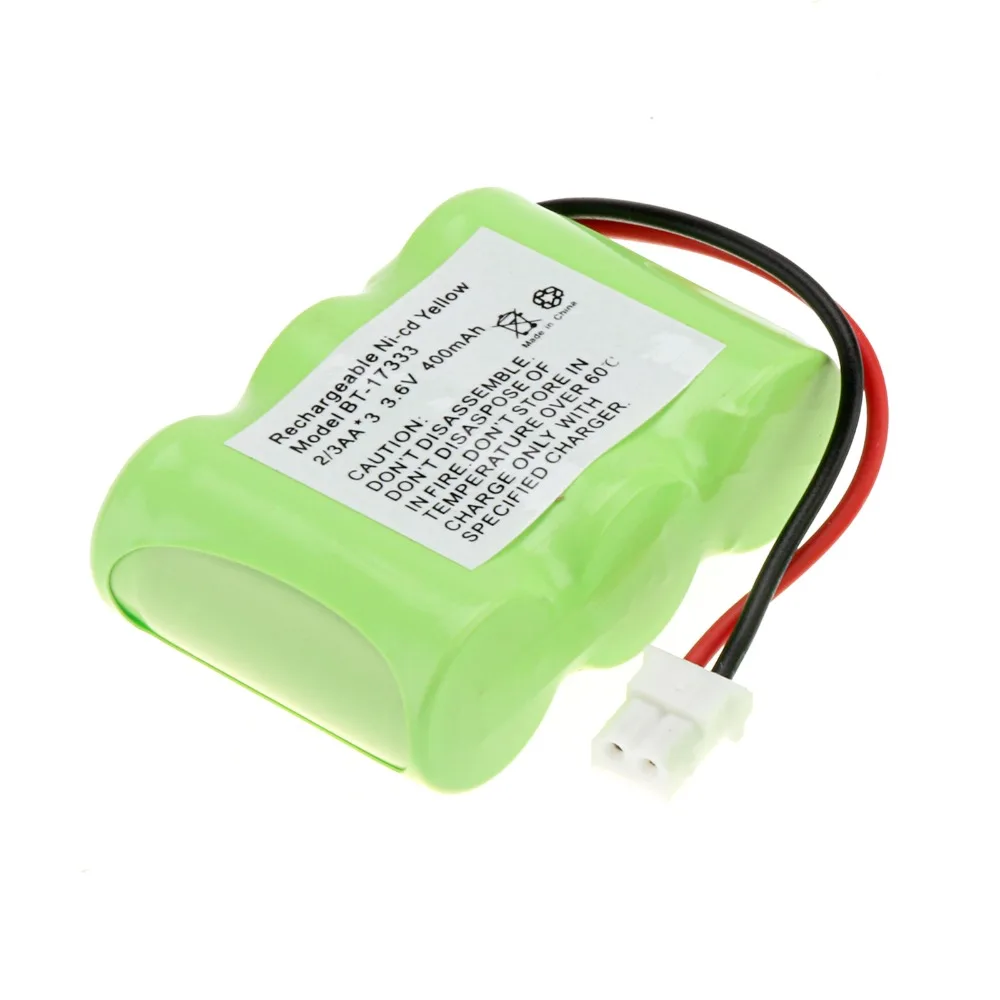 Аккумулятор для сотового телефона Vtech BT17333 1/2/4 шт. 400 мАч 3 6 В 2/3 AA Ni CD BT 163345