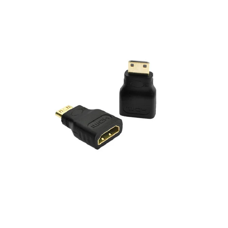 5 шт. позолоченный Mini HDMI male to female hd конвертер Multi function Видео устройство переходник