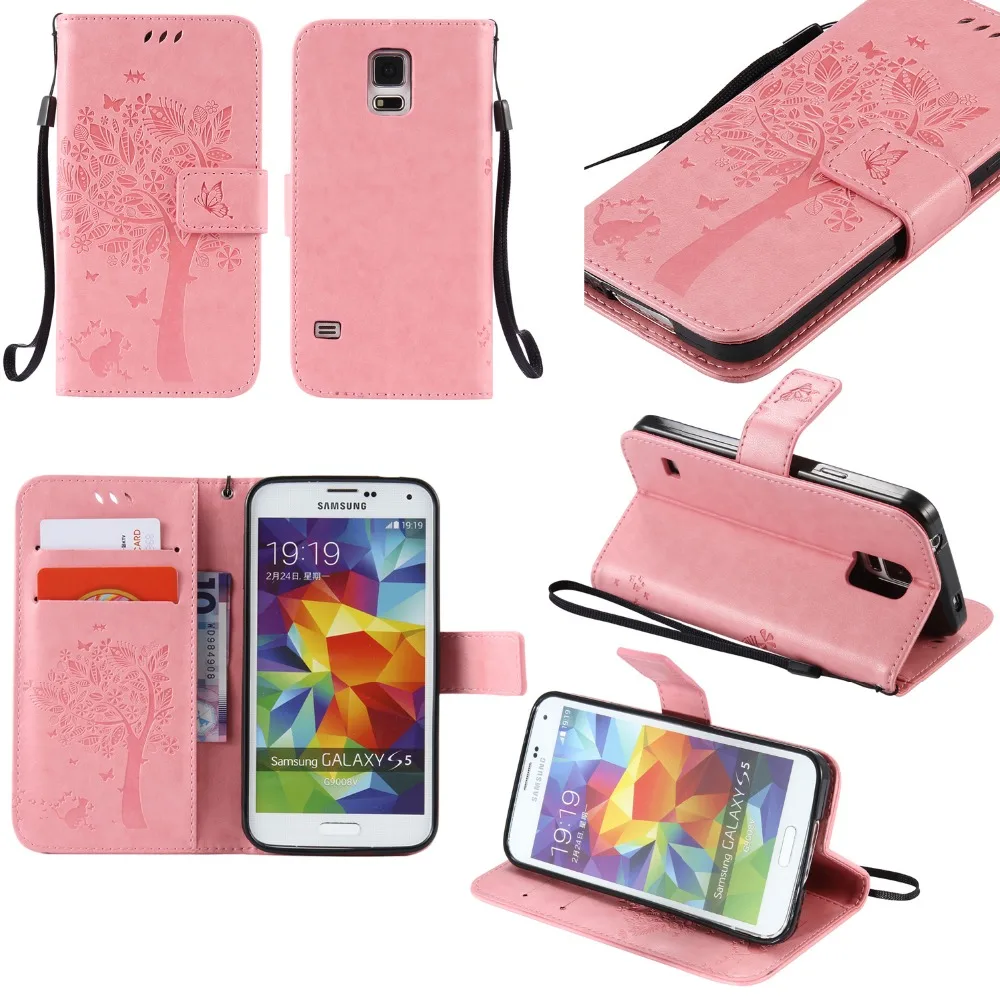 Роскошный кожаный чехол для Samsung Galaxy S3 S4 S5 Mini S6 edge Plus S7 S7edge отделения карт чехлы