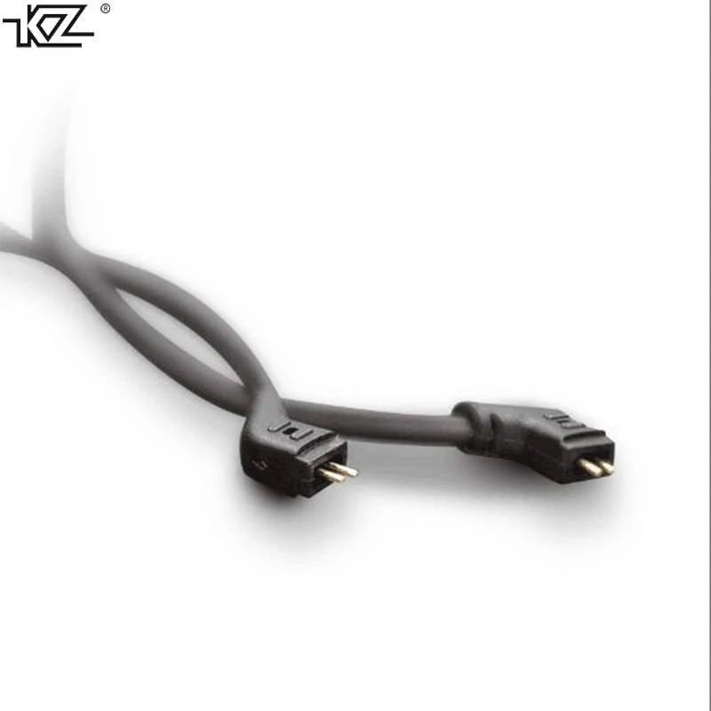 KZ ZST/ZSR специальный провод микрофон подключаемый профессиональный шнур для наушников качество звука без потерь 0,75 мм Стандартный контактный провод