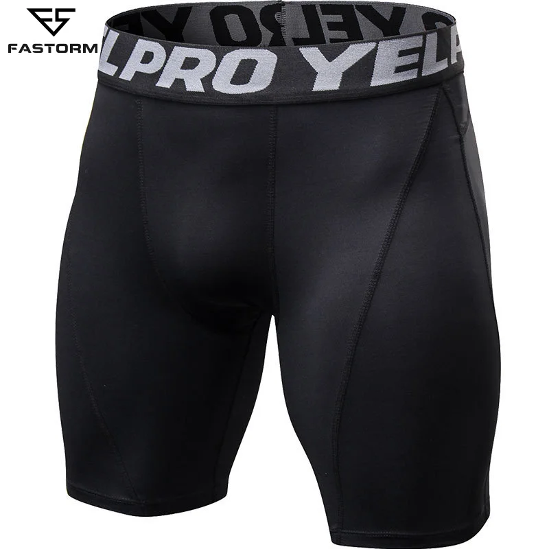 FASTORM мужские облегающие PRO для фитнеса бега тренировок спортивный Быстросохнущий