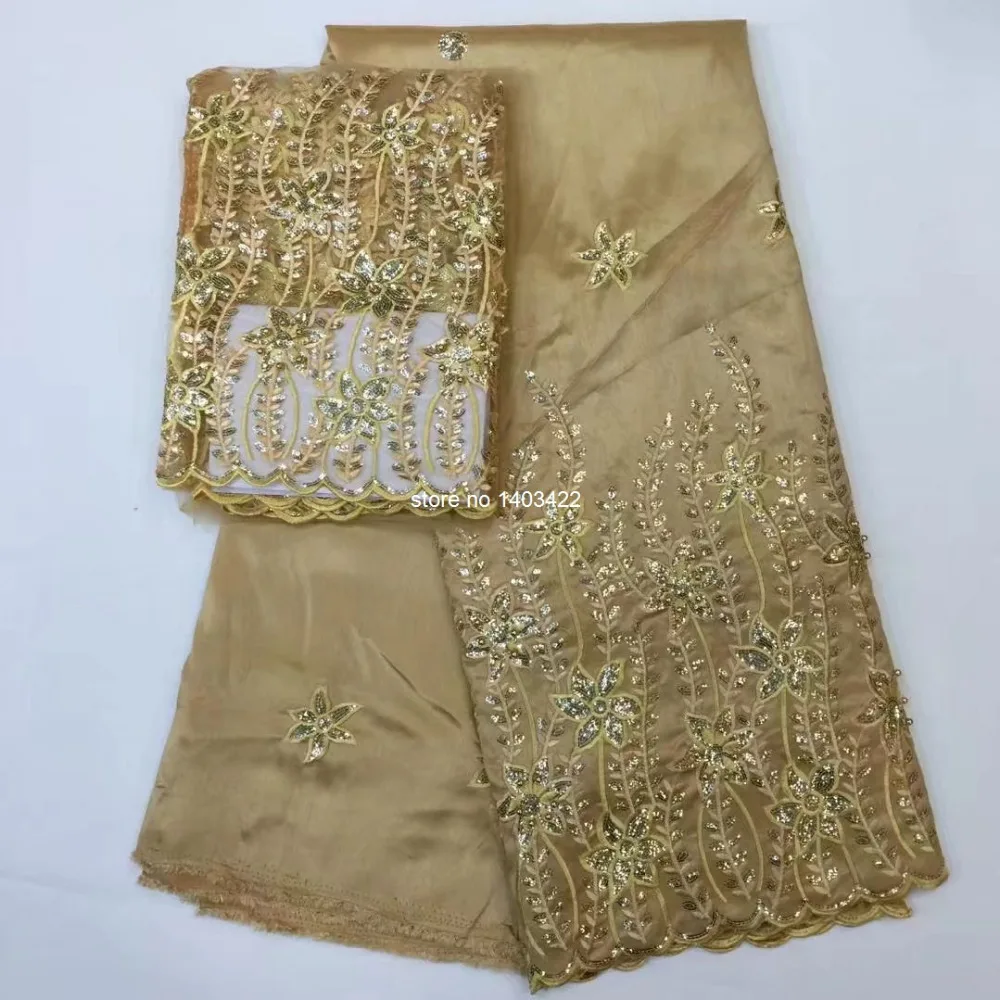 Африканская Джордж материал шнурка 5 ярдов Африки Ткань Высокое качество