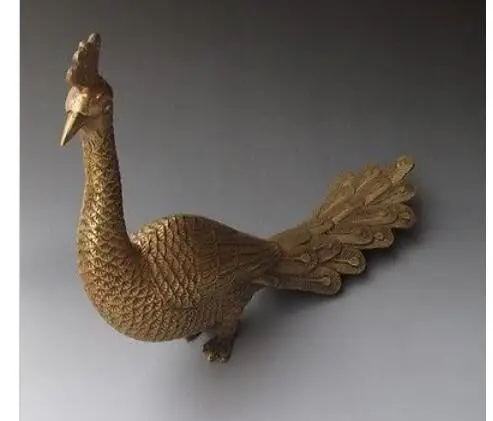 Декоративная бронзовая Заводская Античная Изысканная китайская латунная статуя