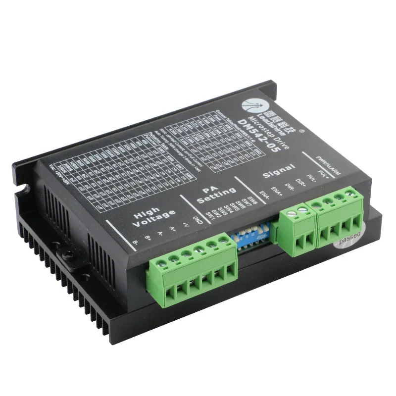 Leadshine 2 фазы шагового драйвер DM542 20 50VAC 1 0 4.2A для NMEA23 шаговый двигатель|driver