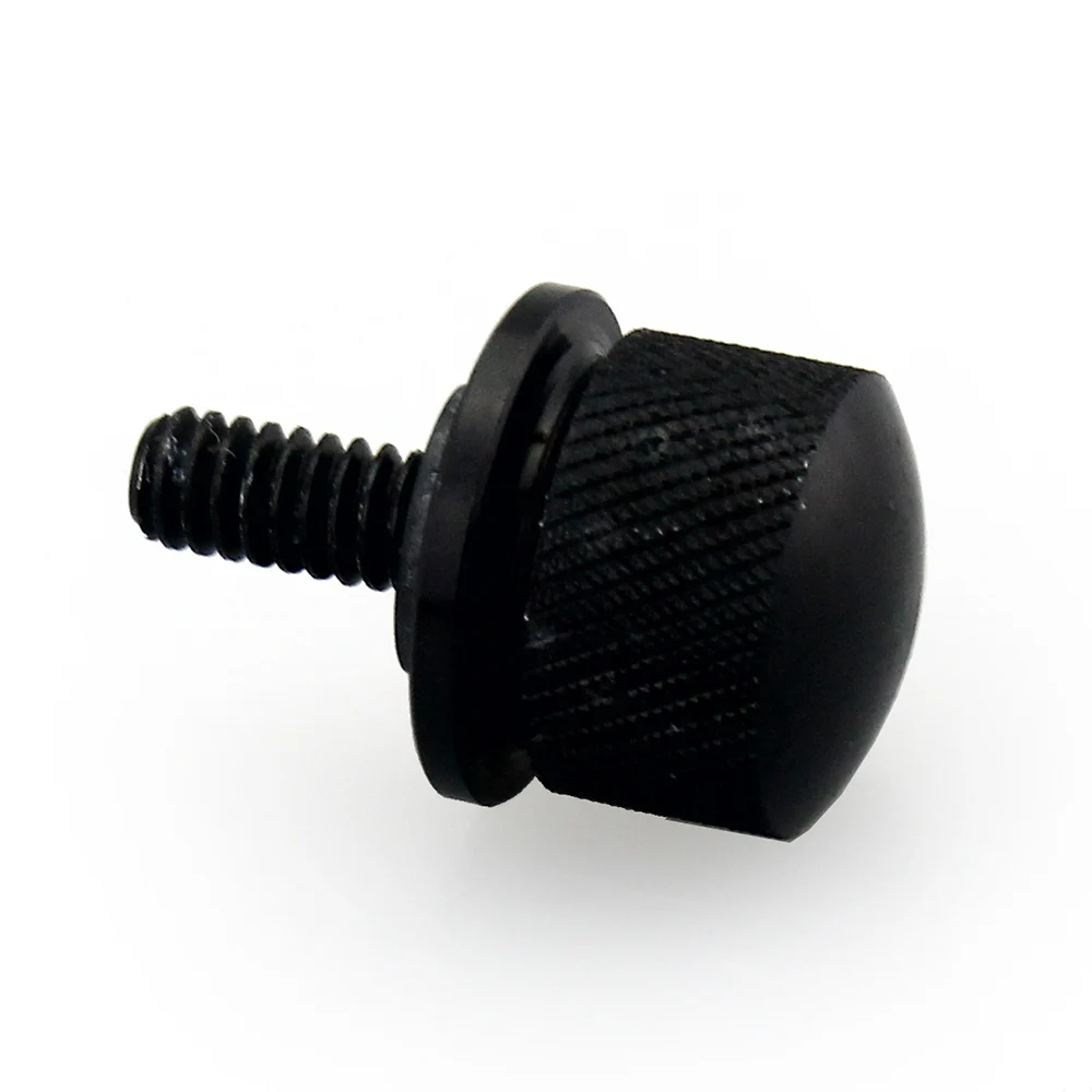 1/4&quot Knurled Seat Mount Bolt Screw Cap For Harley Touring Chopper Custom XL FX FLH |