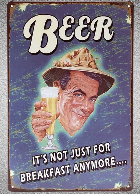 

1 pc Beer Drink Bar cocktail tin Plates Signs wall plaques Decoration vintage Dropshipping Poster metal