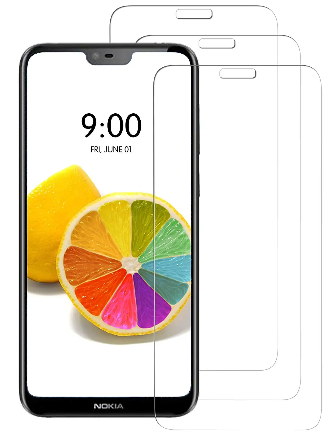 

Tempered Glass For Nokia 6.1 Plus/Nokia X6 2018 Screen Protector 9H Toughened Glass Phone Protective Film