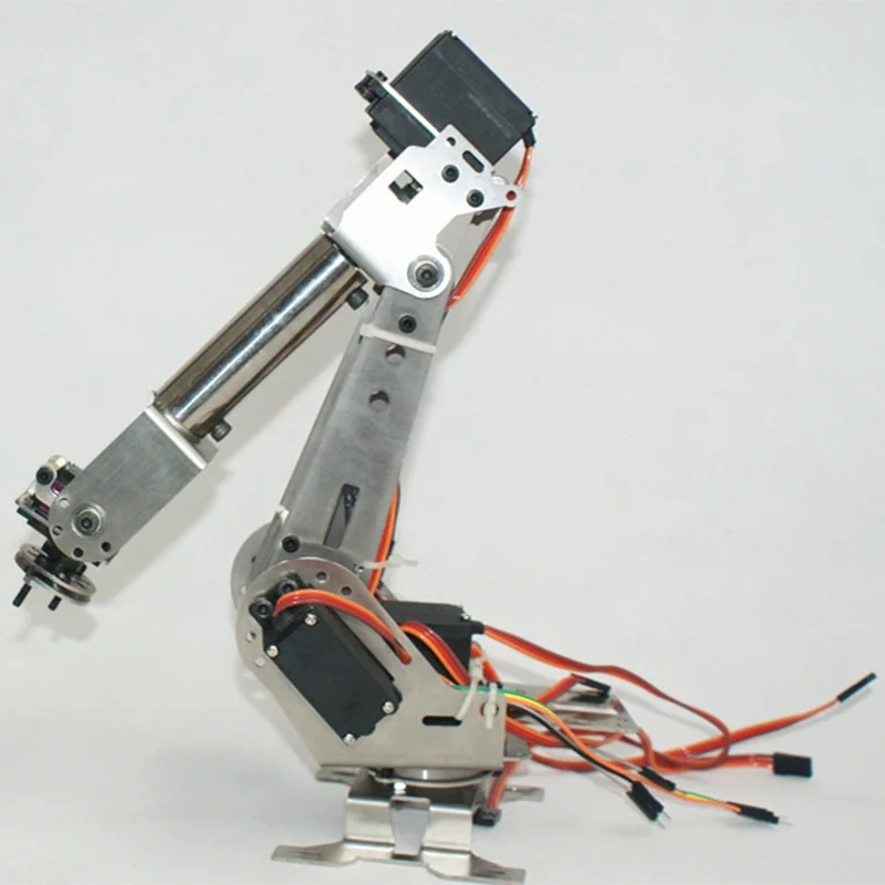 Новое поступление DIY 6DOF Алюминий робот-манипулятор 6 оси вращается механический робот-манипулятор набор