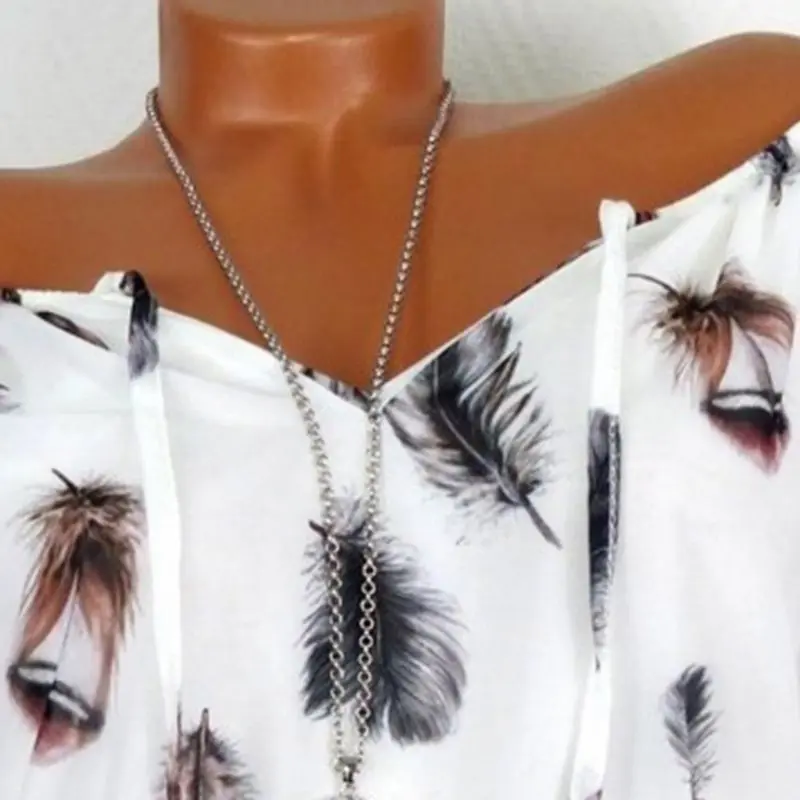 Женские Блузки зеленый плюс размер 5XL OL дамы Boho повседневные Путешествия Лето