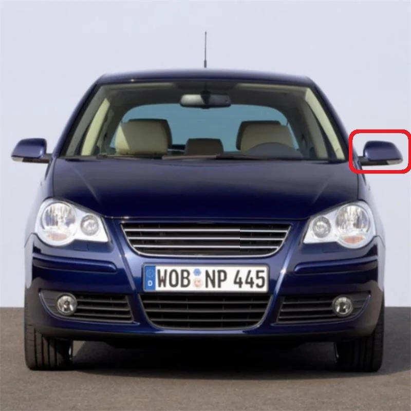 Для VW Polo 2005 2006 2007 2008 2009 2010 автомобиль-Стайлинг с подогревом Электрическое крыло боковое зеркало заднего вида Левая сторона водителя
