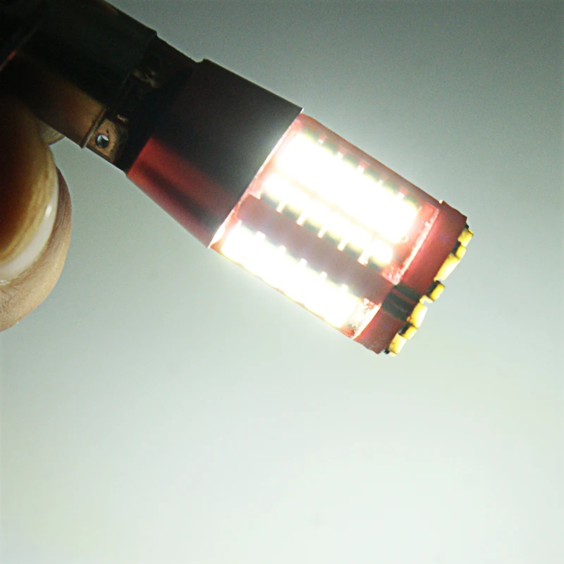 RXZ 1 шт. BA9S Bax9s Bay9s Canbus T11 T4W W6W H6W 3014 57SMD светодиодный ошибок светодиодный Клин дверь читать светильник лампа белый 12v