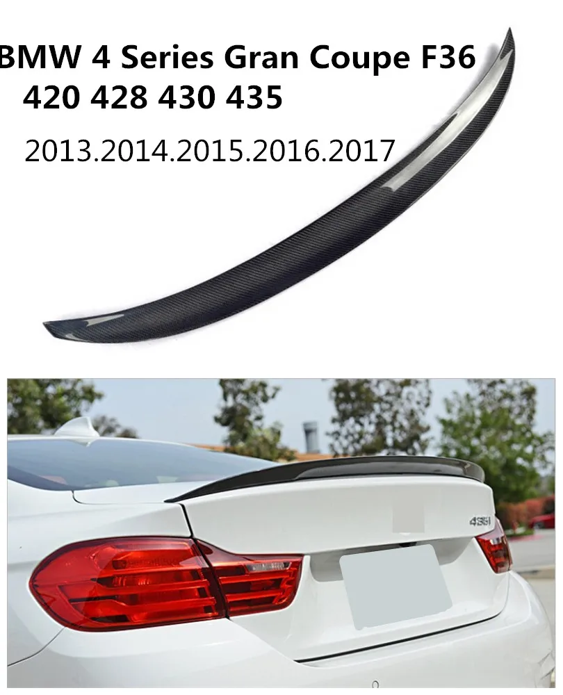 Высокое качество Спойлер из углеродного волокна для BMW 4 серии Gran Coupe F36 420 428 430 435