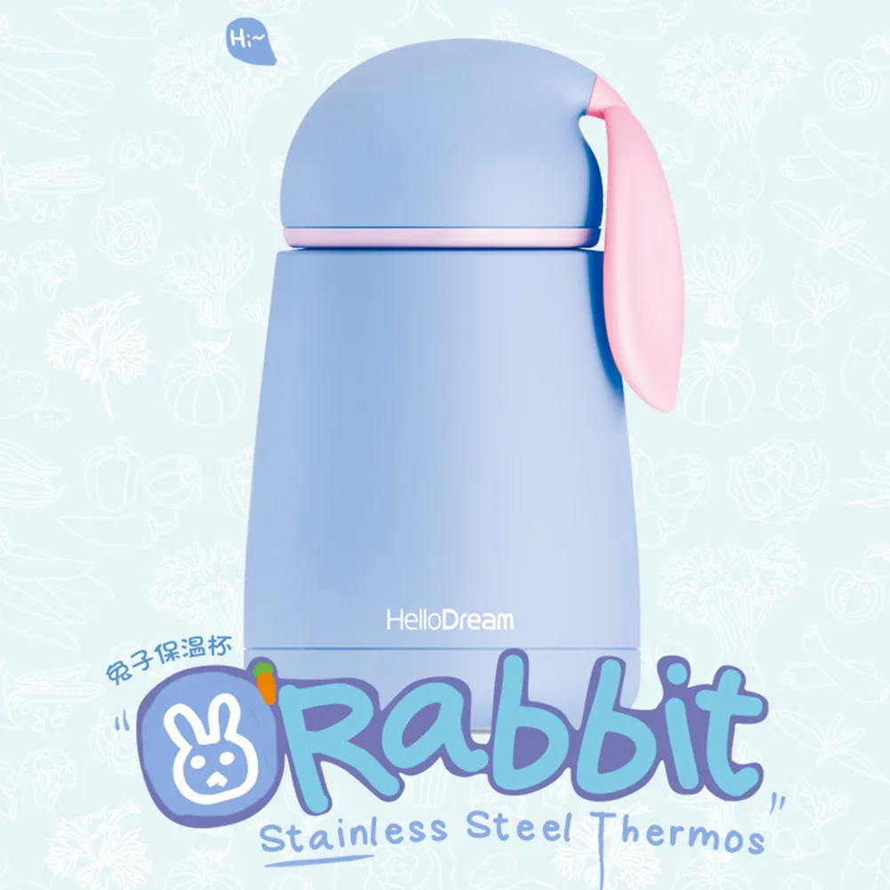 300 мл вакуумная Изолированная Двойная Стенка Герметичная Бутылка Для Воды Милая