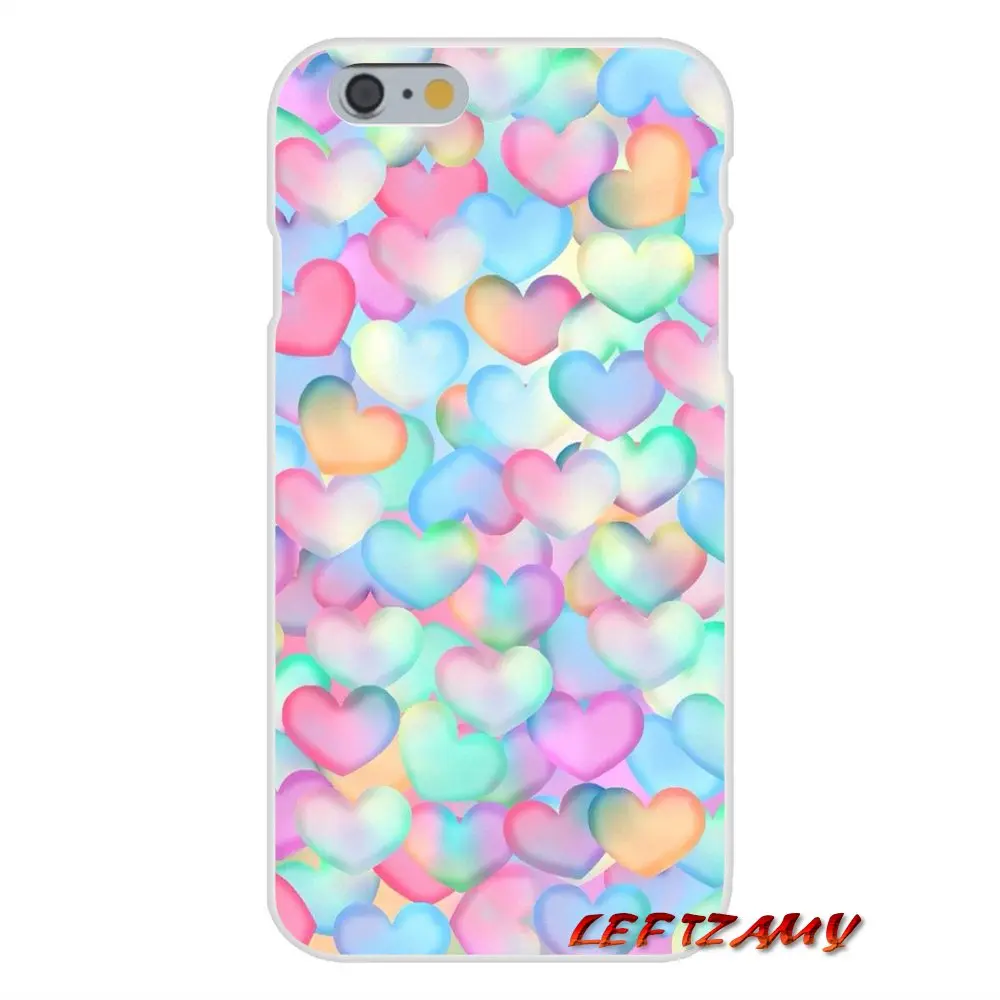 Красочные иллюстрации Любовь Дизайн Аксессуары телефон чехлы для iPhone X 4 4S 5 5S 5C SE 6