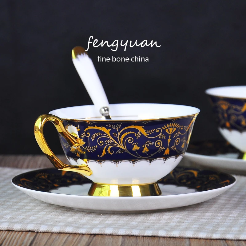 Континентальный костяного фарфора чашка кофе и с блюдцем костюм экспорт -