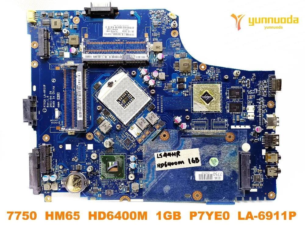 

Оригинальная материнская плата для ноутбука acer 7750, 7750 HM65 HD6400M, 1 ГБ P7YE0, фото Протестировано, хорошая Бесплатная доставка