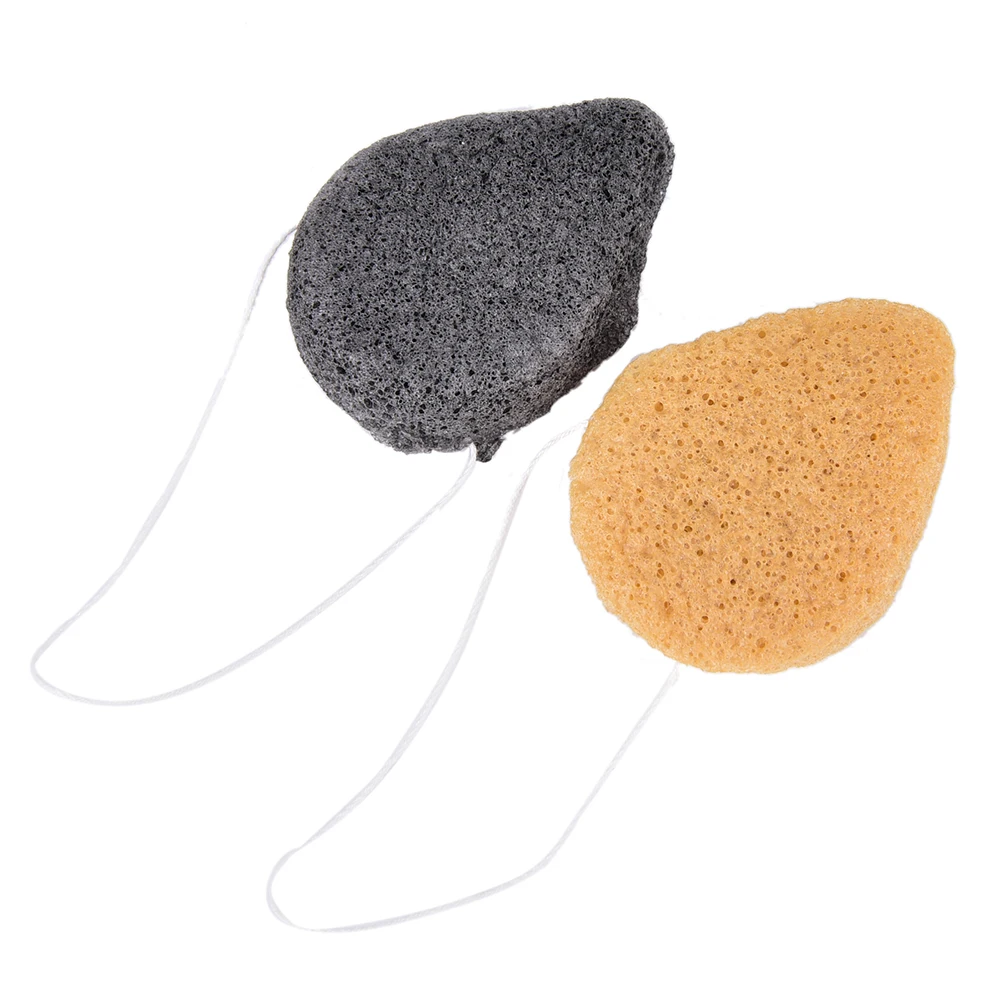 

1PCS Hot Drop Shape Natural Konjac Facial Puff Face Cleanse Washing Sponge Exfoliator Face Care