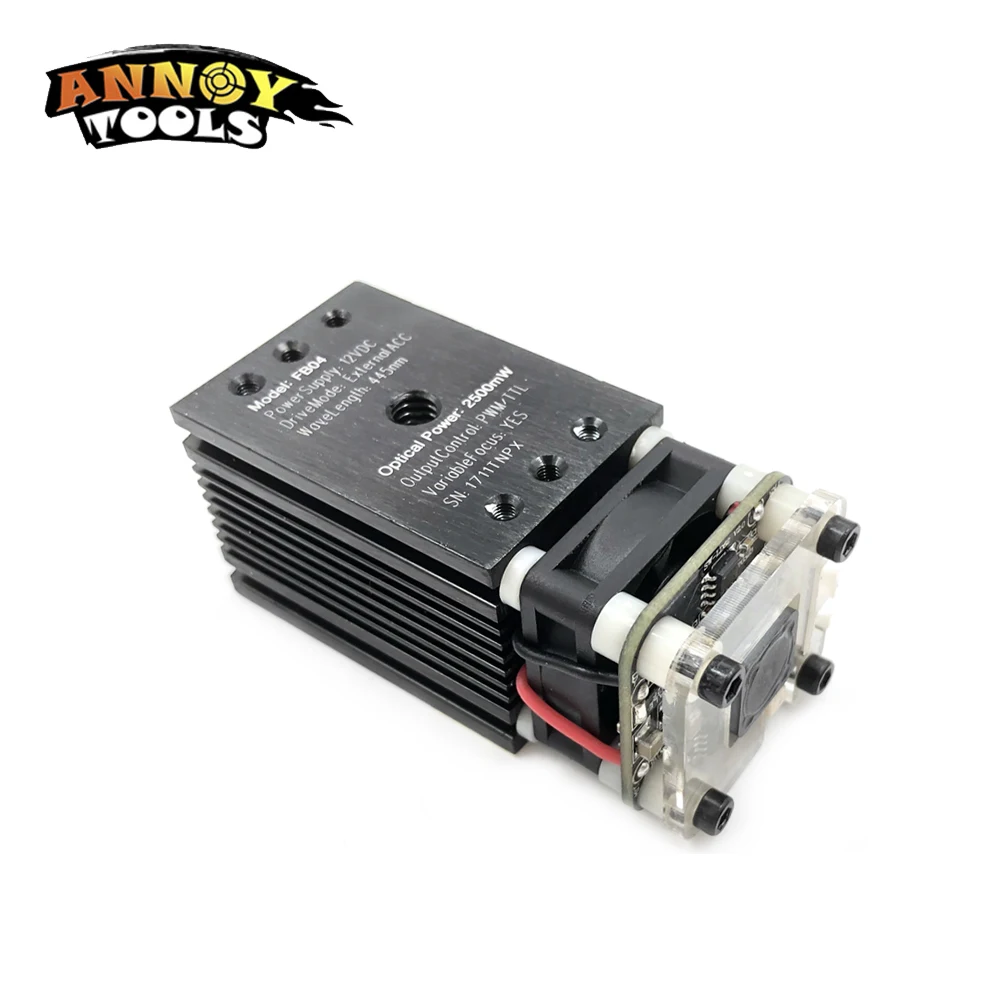 Мощные лазерные модули 2500 мвт синий светильник нм может регулировать фокус