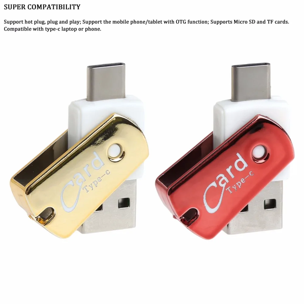 USB 3,1 type C USB-C к Micro SD TF кард-ридер адаптер для ПК Macbook Cellphon