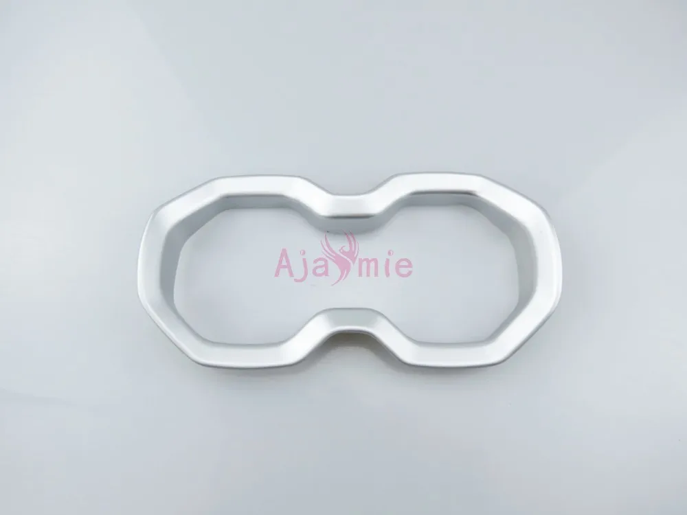 

2016-2018 Interior Moulding Trim Water Cup Holder Cover Trims ABS Chrome Car Styling For Jeep Renegade Accessories