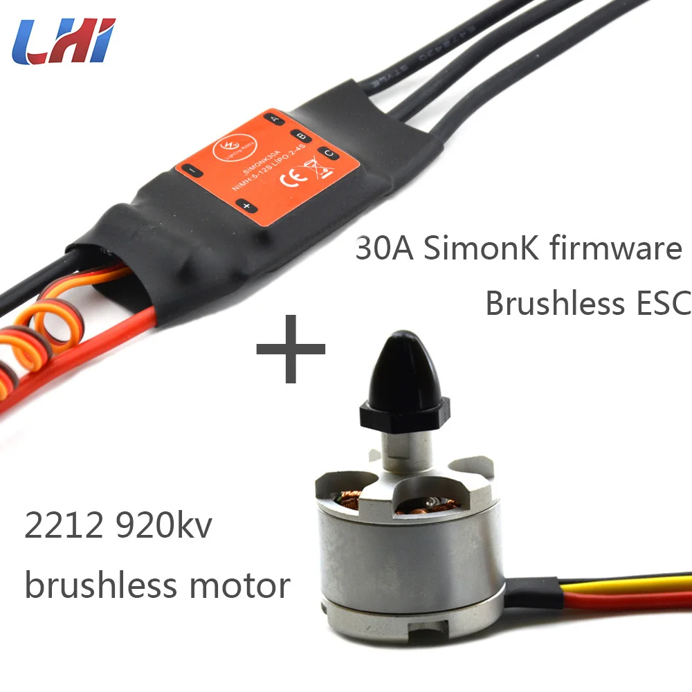 Diy 4x2212 920kv безщеточный (CW/КНО) 4 шт. Simonk 30a Esc для F330 F550 самолетов Multicopter drone Дрон