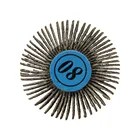 Шлифование наждачной бумагой клапаном 5 шт. Полировочный диск тормозных колодок для шлифовального колеса диск для роторного инструмента затвора Мощность Dremel аксессуары случайные цветы