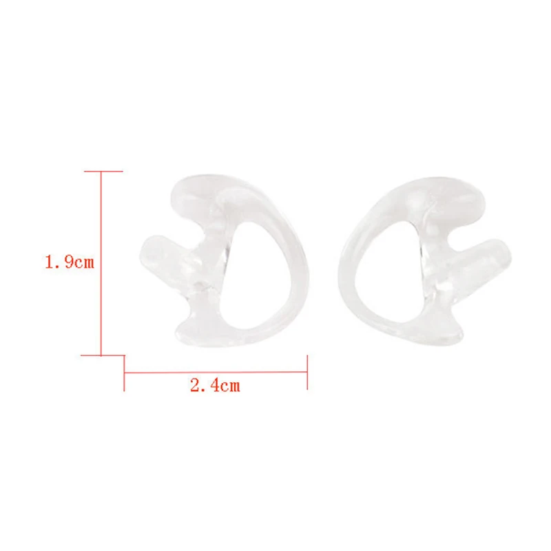 Топ 2 пара гладких мягких текстурных небольших силиконовых ушных бутонов для