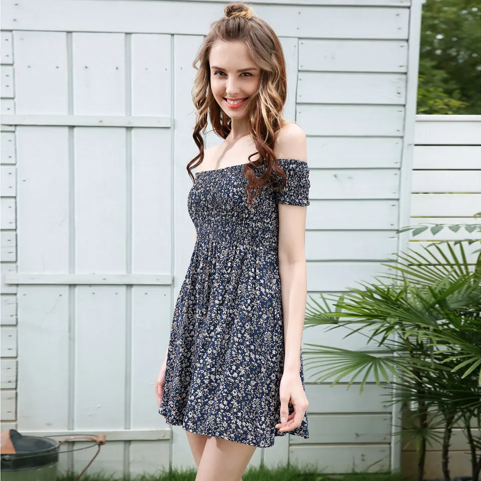 HEE GRAND/Новая мода 2018 Лето Для женщин с открытыми плечами Slash шеи очаровательные