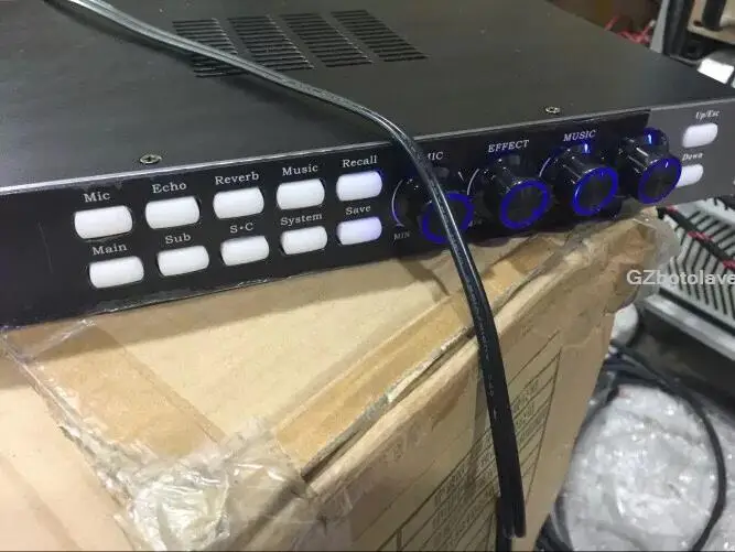Профессиональный цифровой KTV pre effect Cara OK микрофон караоке реверберант эквалайзер