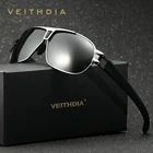 Мужские солнцезащитные очки VEITHDIA, брендовые дизайнерские очки с поляризационными стеклами, аксессуары для вождения, 8516