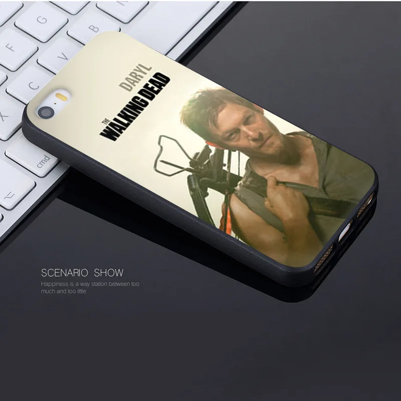 Чехол MaiYaCa the walking dead Coque Shell для телефона iphone 11 Pro 8 7 6 6S Plus X 5 5S SE, чехол XS XR XSMAX - Цвет: 7