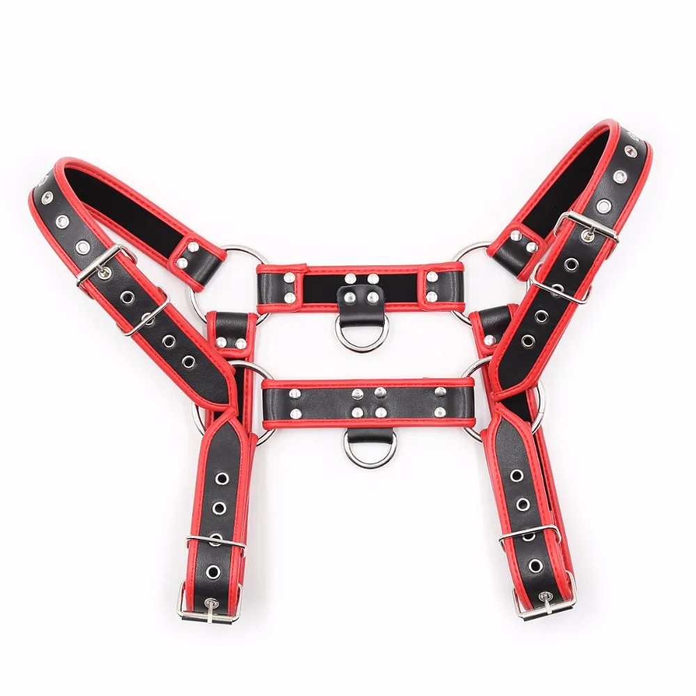 New adjustable PU Leather belt Body chest bondage restraint BDSM cage Exotic Accessories Tool harness Slave no vibrator sex toy | Красота и