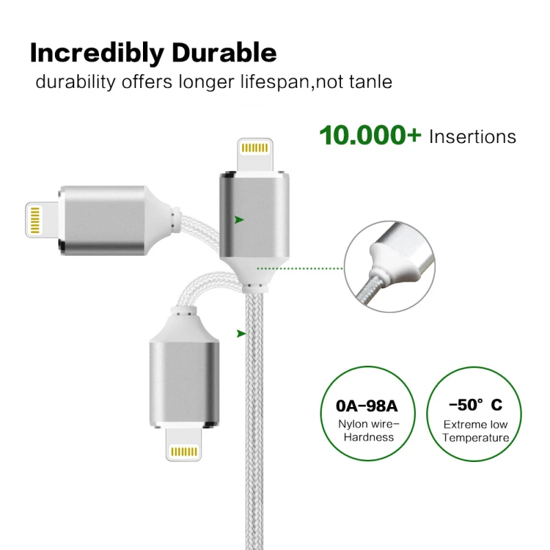 Магнитный кабель SUOZUN Mantis для быстрой зарядки USB-кабель 5 6 6S 6s p 7 1 м нейлоновое