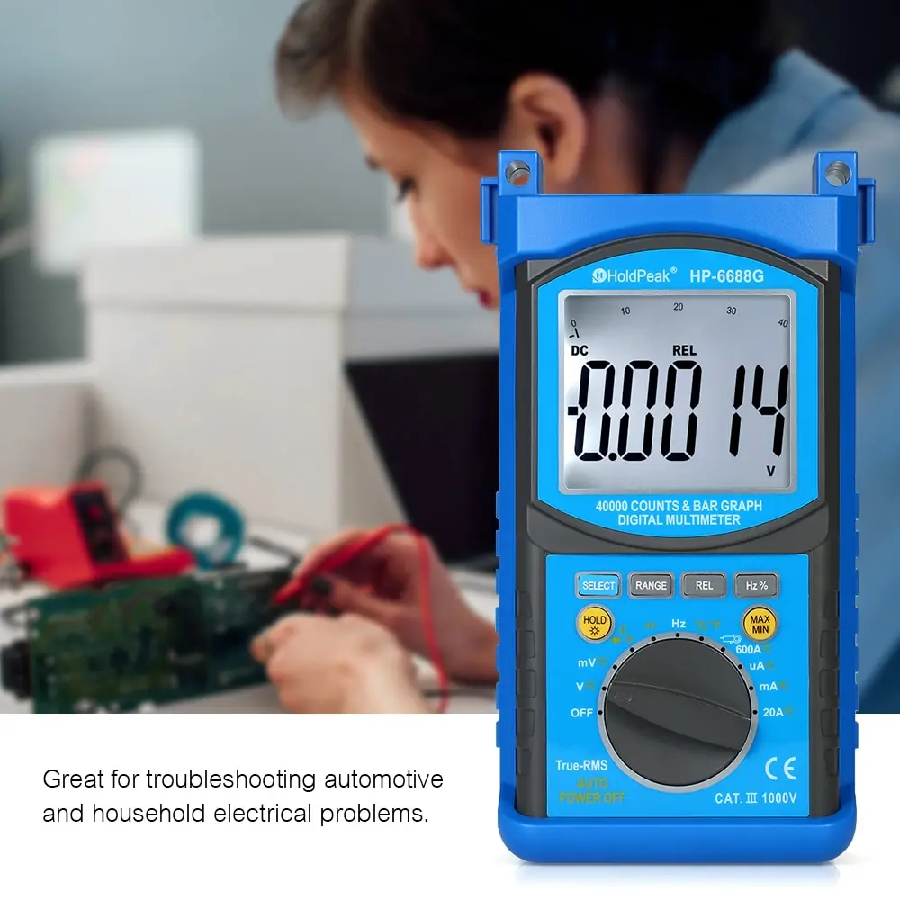 Цифровой мультиметр Авто диапазон истинного напряжения RMS измеритель тока