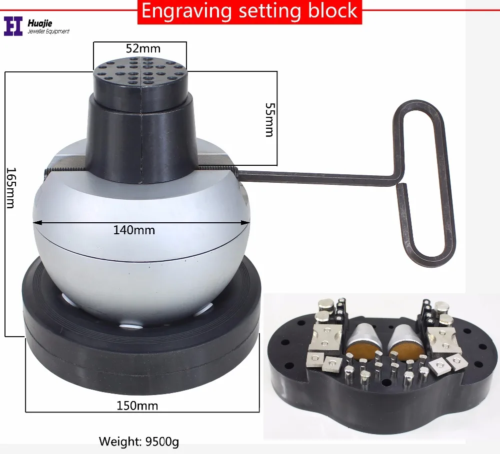 10kg Engraver Round Balls Jewelry Making Tools Engraving Block Ball Setting Vice For Diamond setting