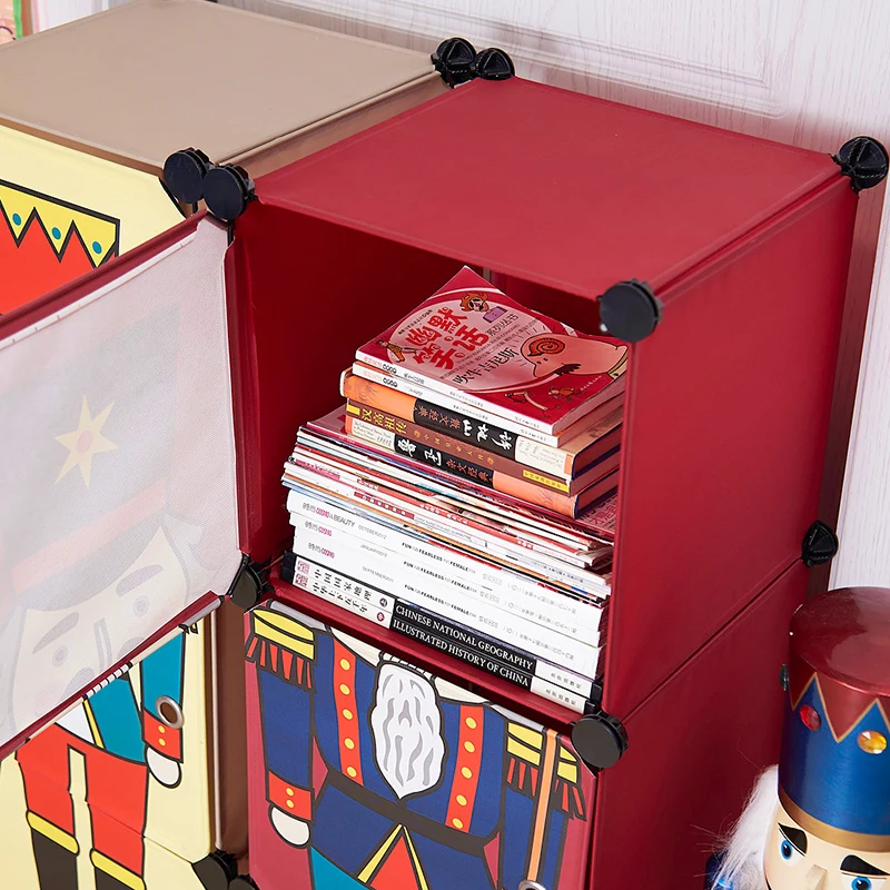 Шкаф гардероб с 3 ящиками большие простые шкафы армированные ткани из Оксфорд