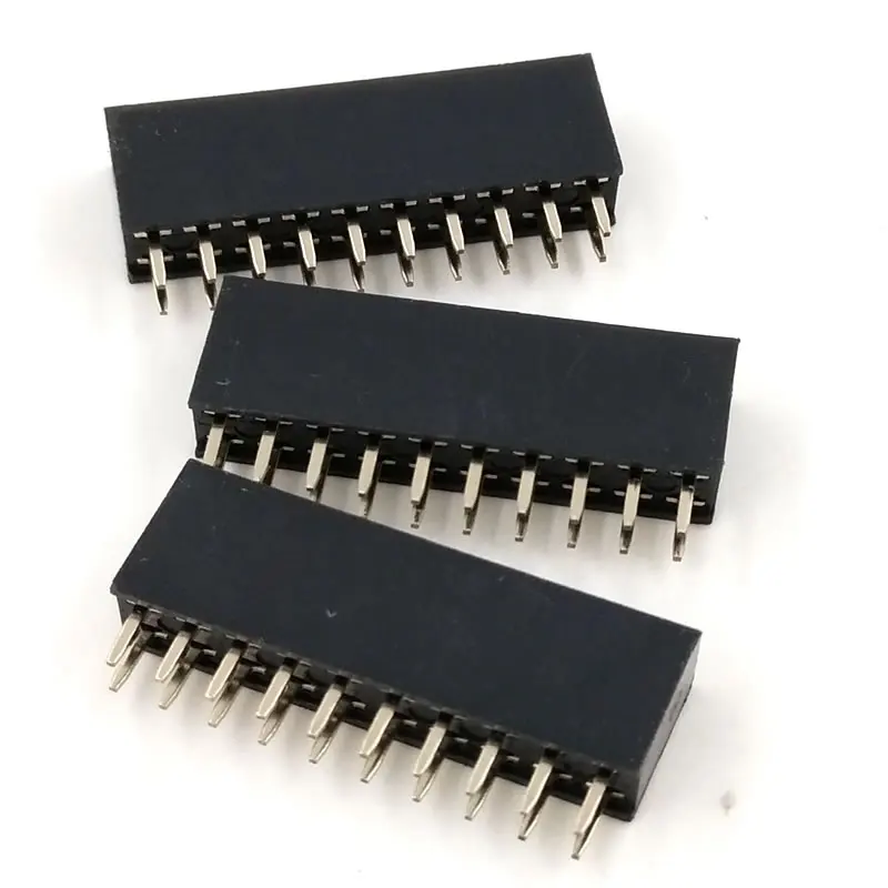 20 шт./лот штыревой разъем 2x10 Pin 2 54 мм Шаг двухрядный женский прямой шаг|pin 2.54mm|pin 20pin
