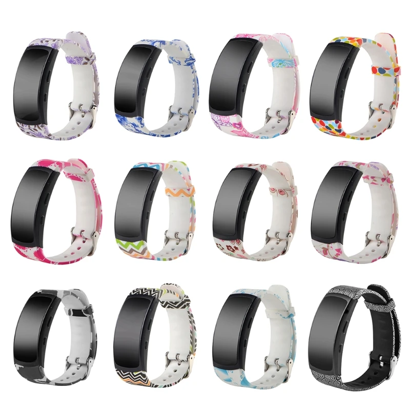 Умный ремешок на запястье модный спортивный силиконовый для часов Samsung Gear Fit 2
