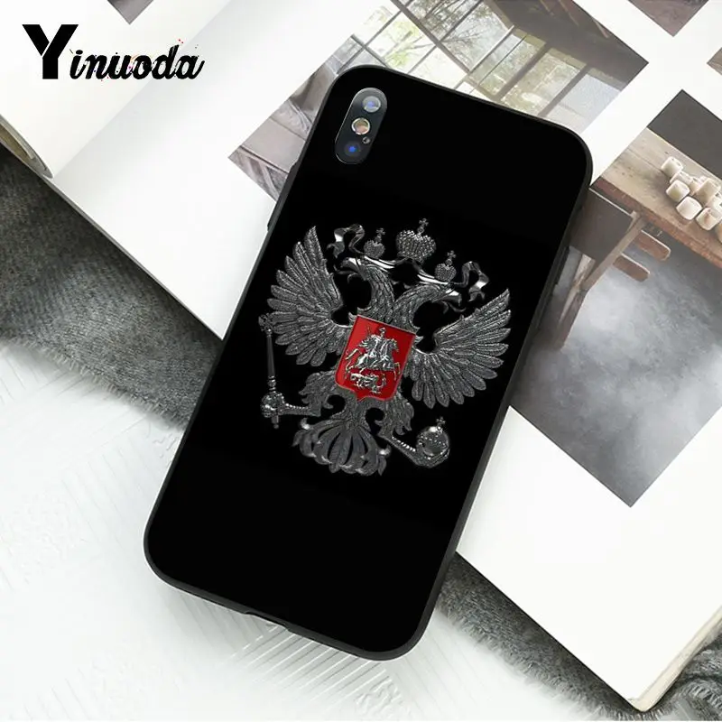 A15 Yinuoda, чехол для телефона с эмблемой флага России для iphone 11 Pro Max X XS MAX 6 6S 7 8plus 5 5S XR - Цвет: A15