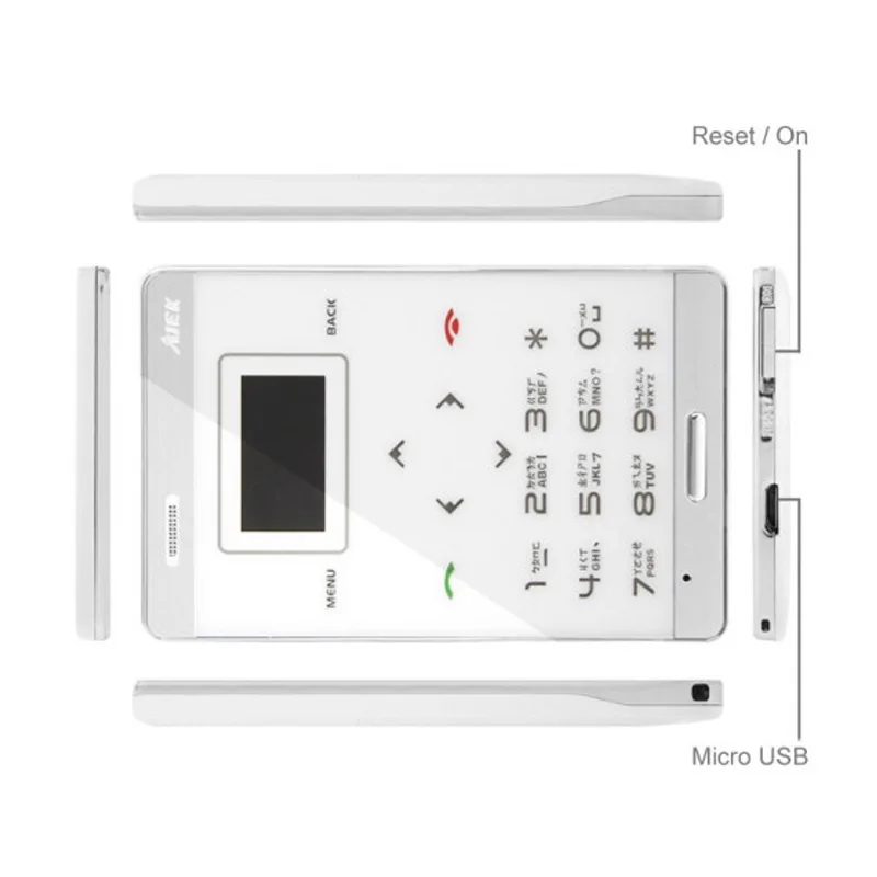 Original Hot AIEK M3 Single SIM MP3 GPRS Mobile Positioning Function Touch Keyboard Mini Card Phone GSM in Stock | Мобильные