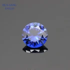 Одиночное отверстие AAAAA, Круглый блестящий синий фотоэлемент 113 # для изготовления ювелирных изделий своими руками, бусины 3  10 мм, шпинель высокого качества