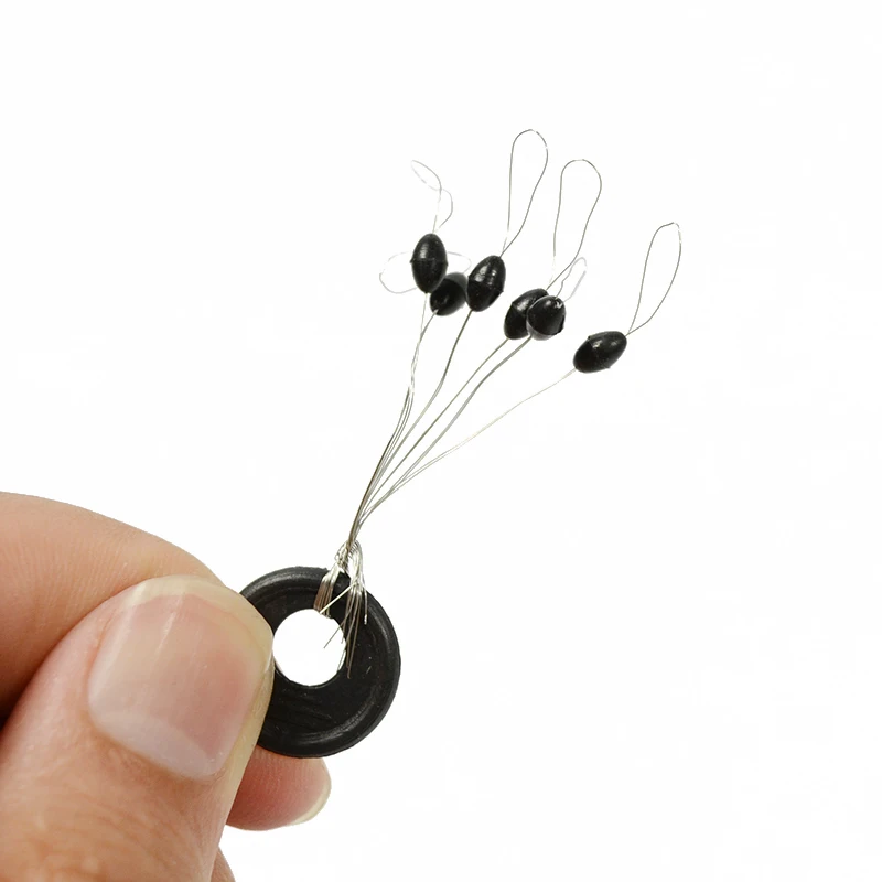 20 шт. черный резиновый поплавок для рыбалки | Спорт и развлечения