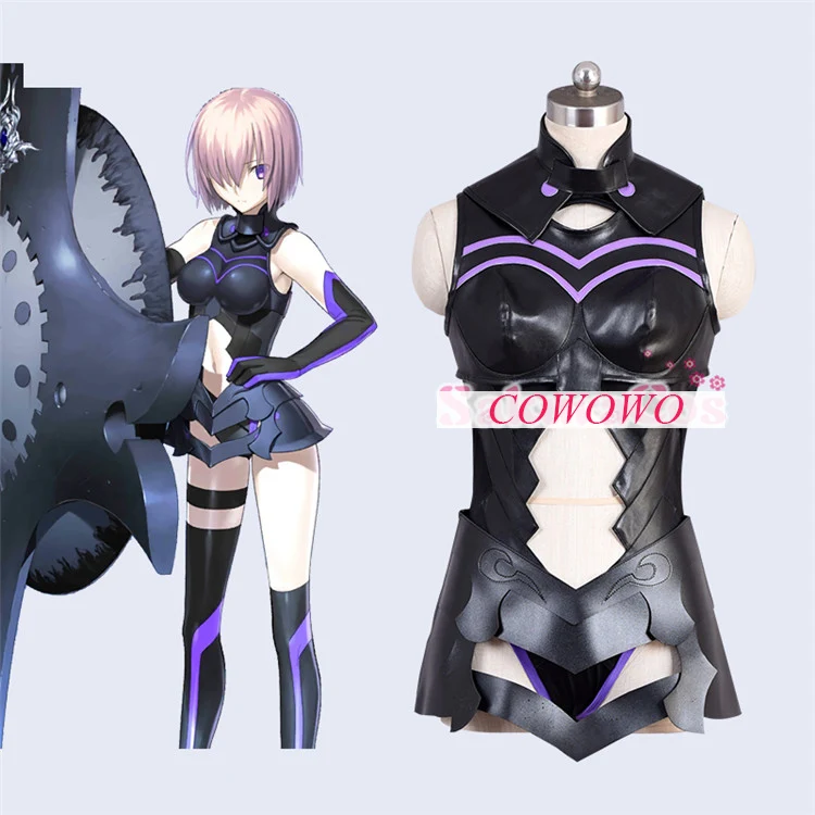 

Аниме! Fate/Grand Order Mash Kyrielight сексуальные комбинезоны униформа Косплей Костюм Хэллоуин полный комплект любого размера Бесплатная доставка