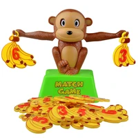 monkey match math balancing scale match game number balance game board game educational toy for child to learn add and subtract