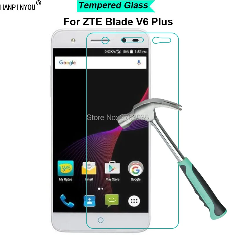 Ультратонкое закаленное защитное стекло для ZTE Blade V6 Plus + 5 0 дюйма твердость 9H
