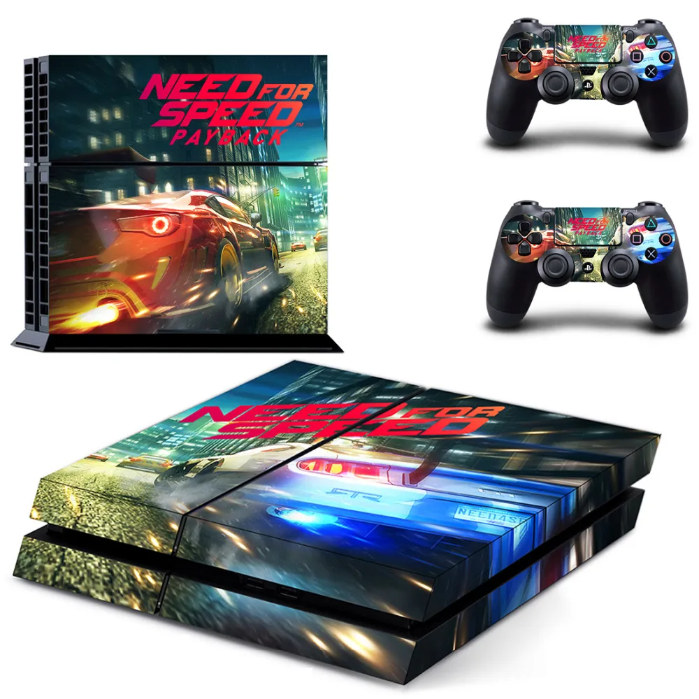 Потребность в Скорость PS4 переводная картинка наклейка для Sony PlayStation 4 консоли и