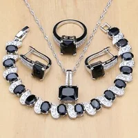 Monkey 925 Silver Bridal Jewelry Champagne Zircon Jewelry Sets For Women Earrings Sets Birthday Gifts