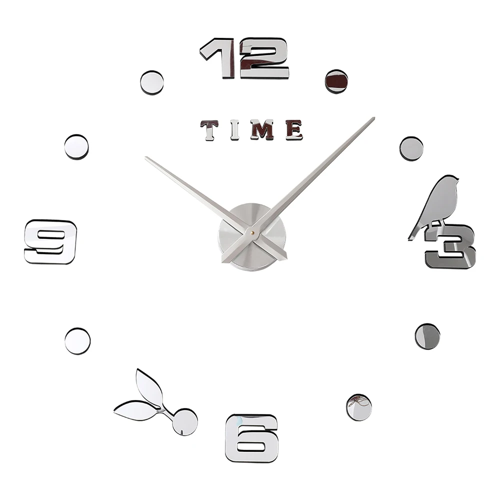 Светящиеся часы с птицами, настенные часы с подсветкой, часы Horloge Reloj Duvar Saati, современный дизайн, часы Pat Patrouille, настенные палочки uhr